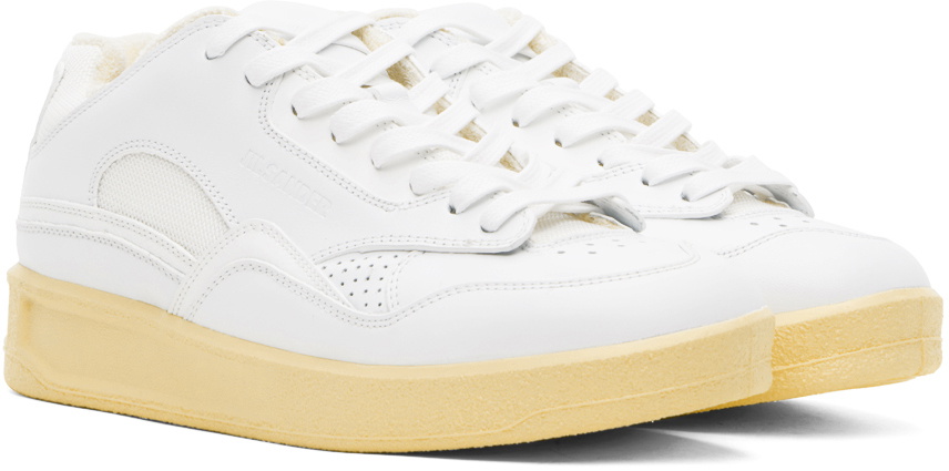 Jil Sander White Low-Top Sneakers