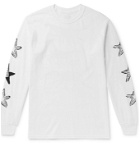 Sasquatchfabrix. - Printed Cotton-Jersey T-Shirt - White