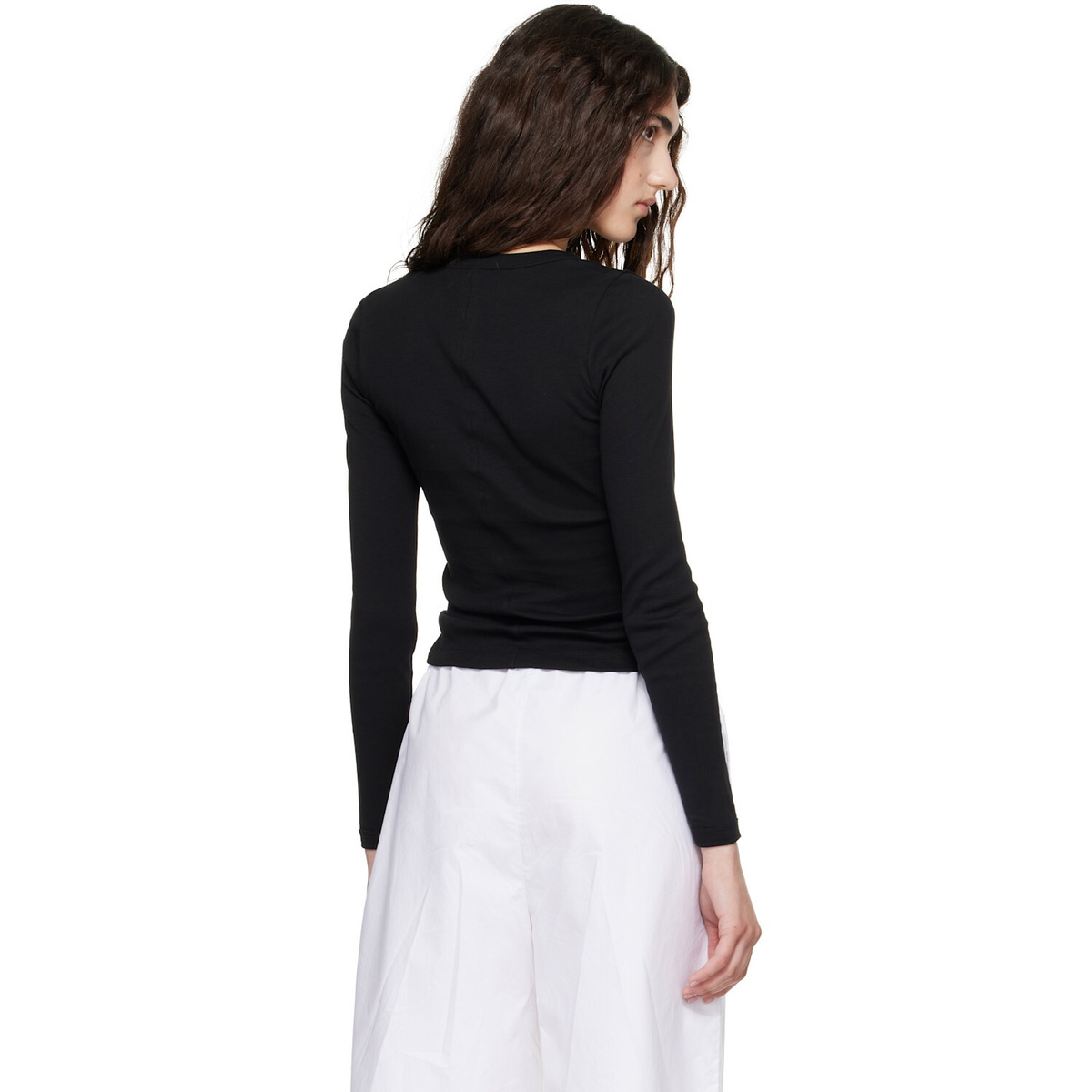 FLORE FLORE Black Jill Longsleeve T-shirt