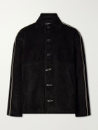 Enfants Riches Déprimés - Académie Embellished Suede Jacket - Black