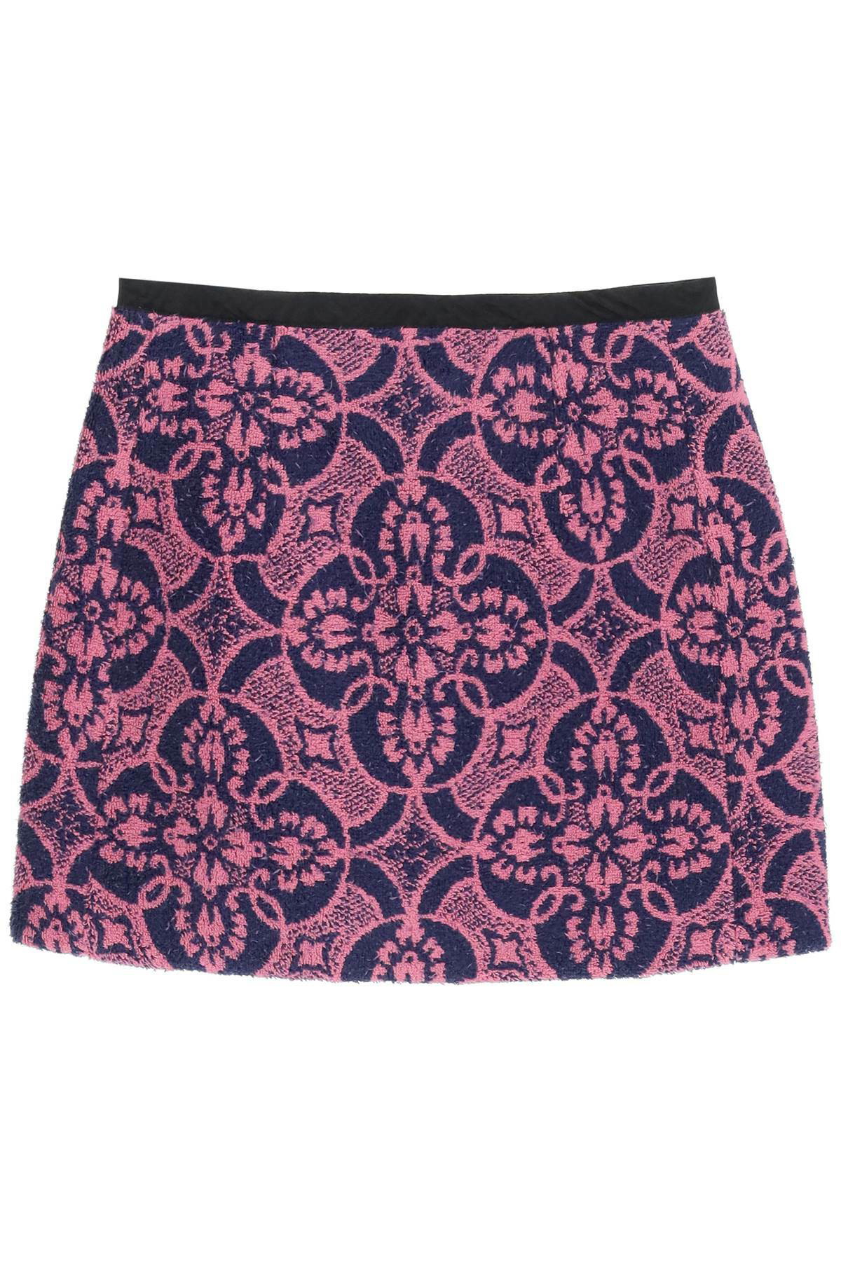 Brown Moon Printed Midi Skirt by Marine Serre on Sale