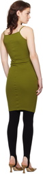 FLORE FLORE SSENSE Exclusive Green Bibi Minidress