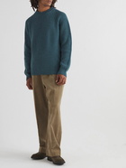 Mr P. - Ribbed Wool Sweater - Blue