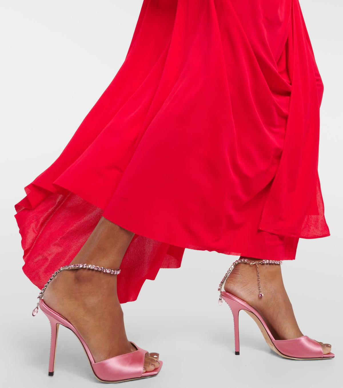 ◆正規品・新品◆Jimmy Choo  Red Velvet Saeda Slingback Jimmy Choo Red Velvet Saeda Slingback | italist