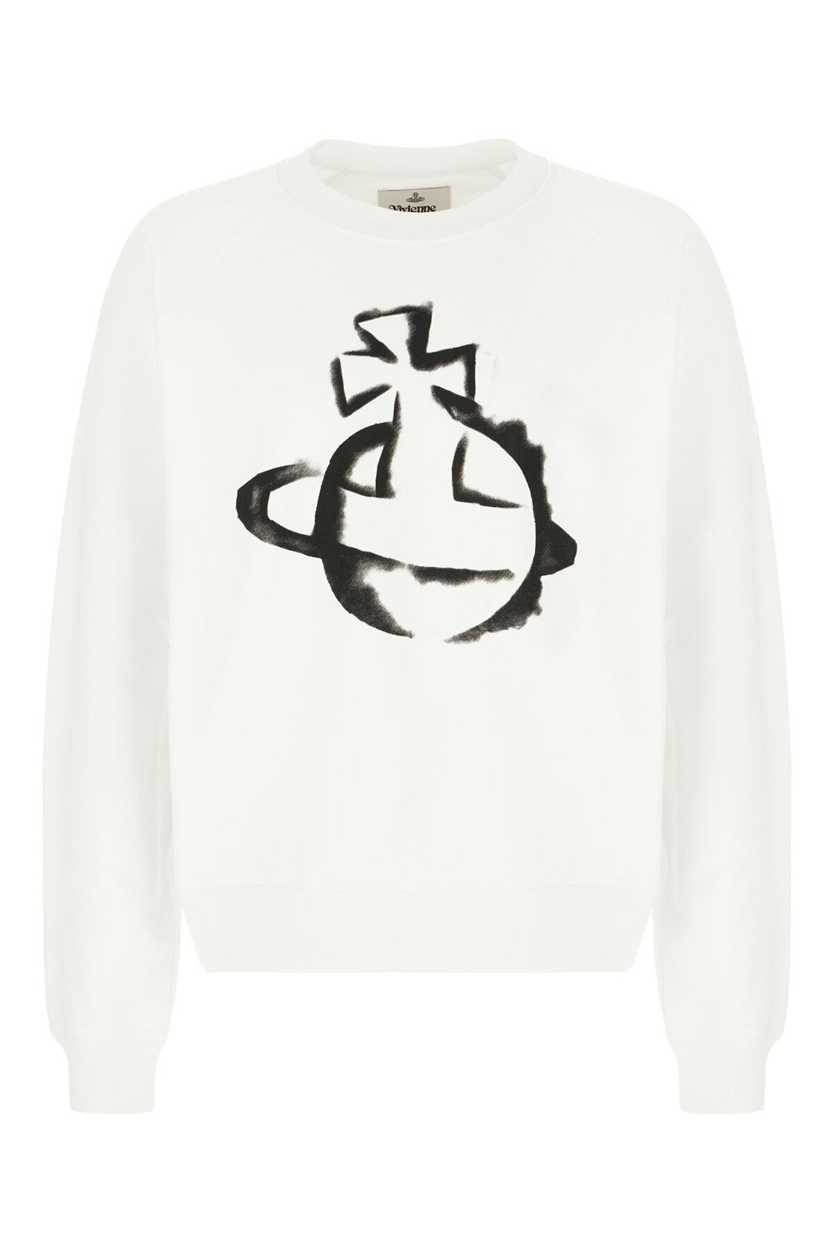 Vivienne Westwood White Cotton Sweatshirt