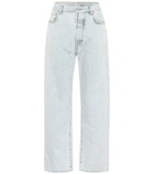 Unravel - High-rise wide-leg jeans