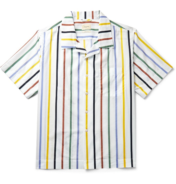 Photo: Bellerose - Camp-Collar Linen Shirt - Multi