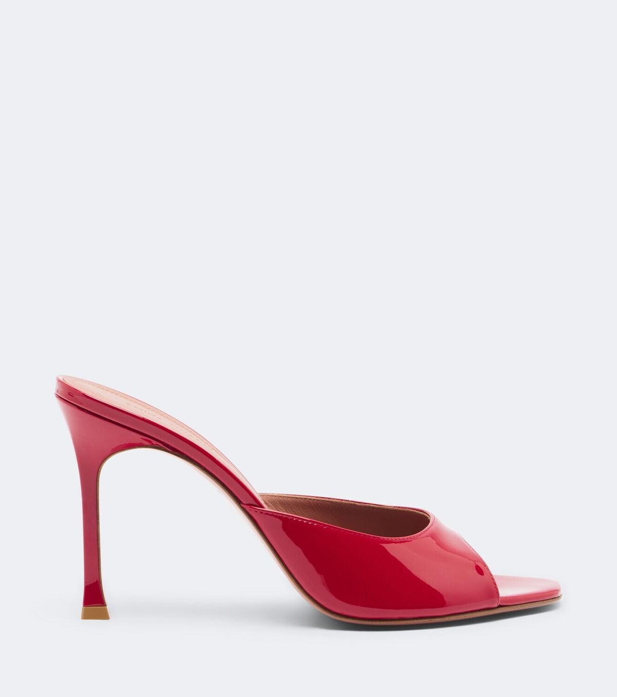 Amina Muaddi Alexa patent leather mules