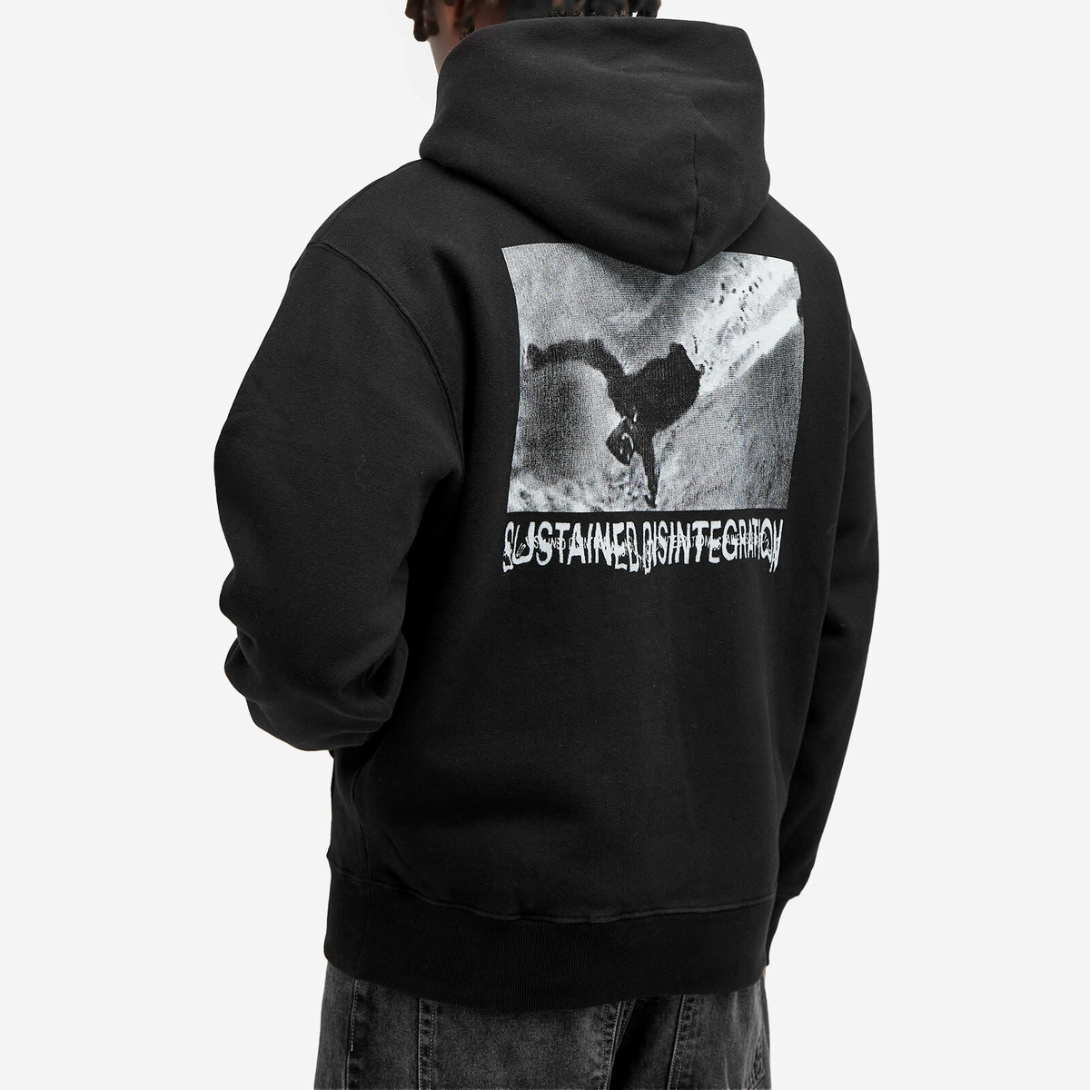 Polar Skate Co. Men's Sustained Disintergration Hoodie in Black