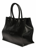 SAINT LAURENT - Rive Gauche Small Leather Tote Bag