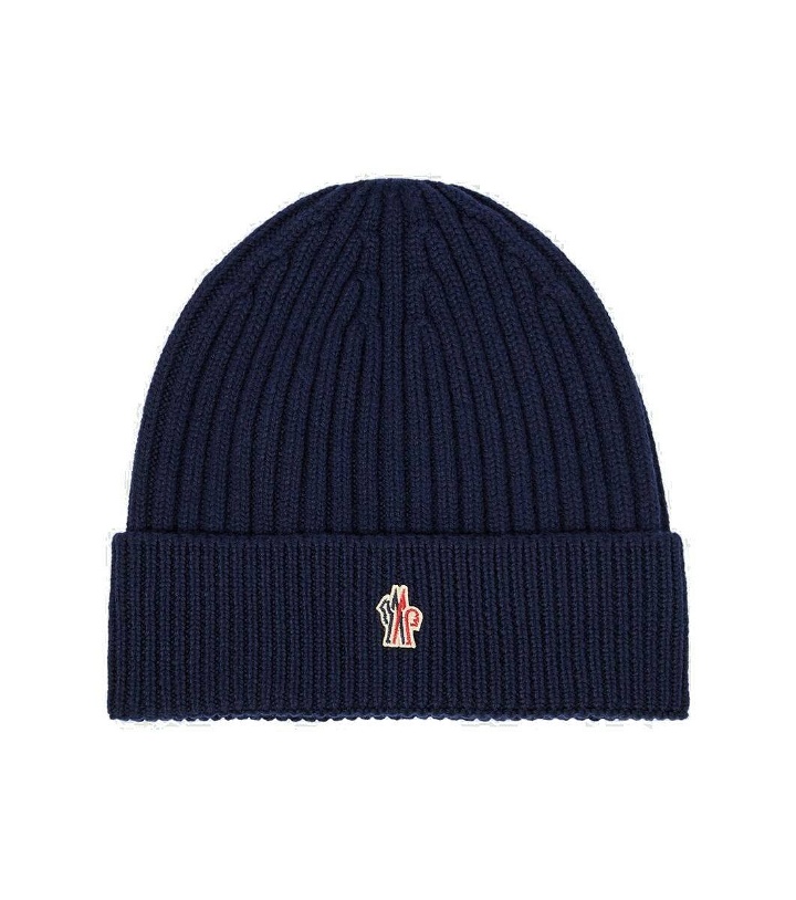 Photo: Moncler Grenoble Ribbed-knit virgin wool beanie