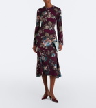 Erdem Floral cady midi dress