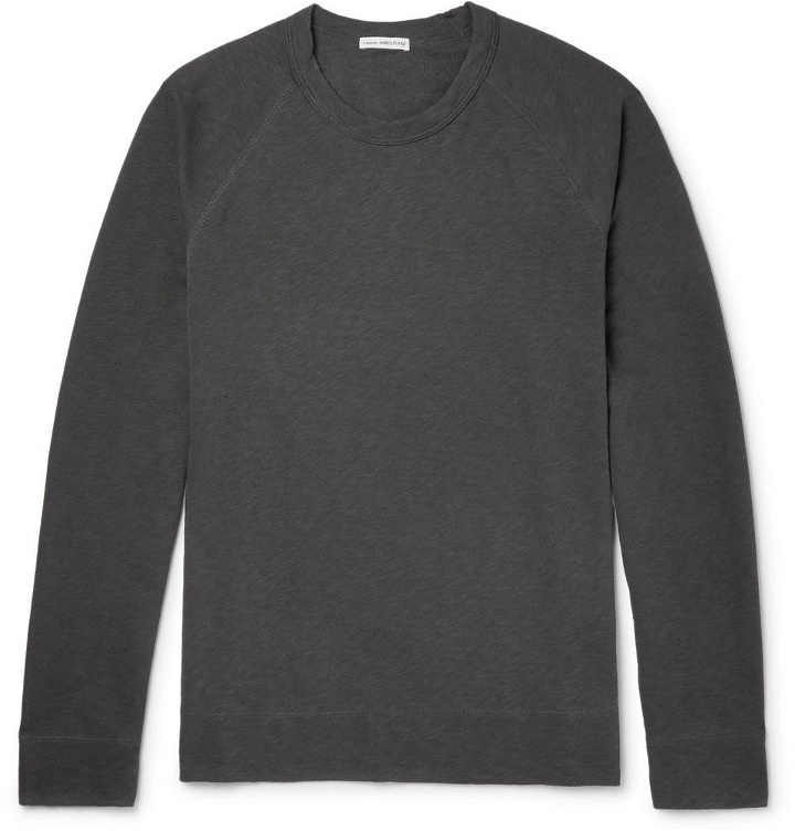 Photo: James Perse - Loopback Supima Cotton-Jersey Sweatshirt - Men - Charcoal