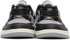 AMIRI Black & Grey Low Skel Top Sneaker
