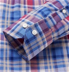Peter Millar - Checked Cotton-Chambray Shirt - Blue