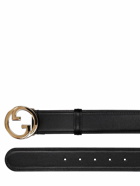 GUCCI - 4cm Gucci Blondie Leather Belt