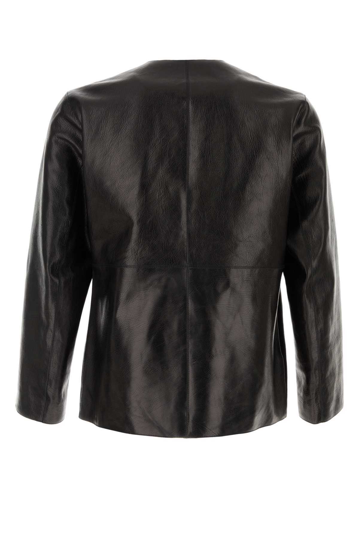 Namacheko Black Leather Jacket