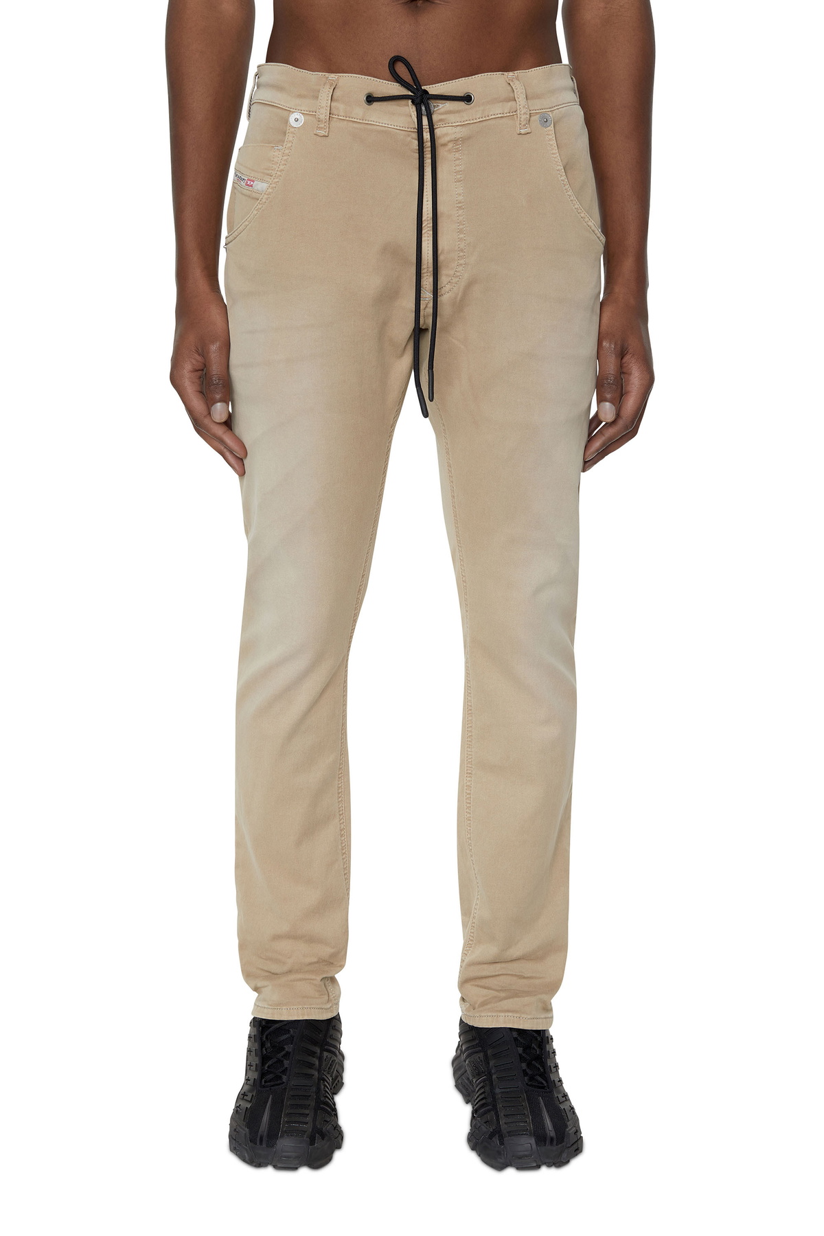 DIESEL jogg jeans krooley ベージュ W26 DIESEL JOGGJEANS KROOLEY-E 
