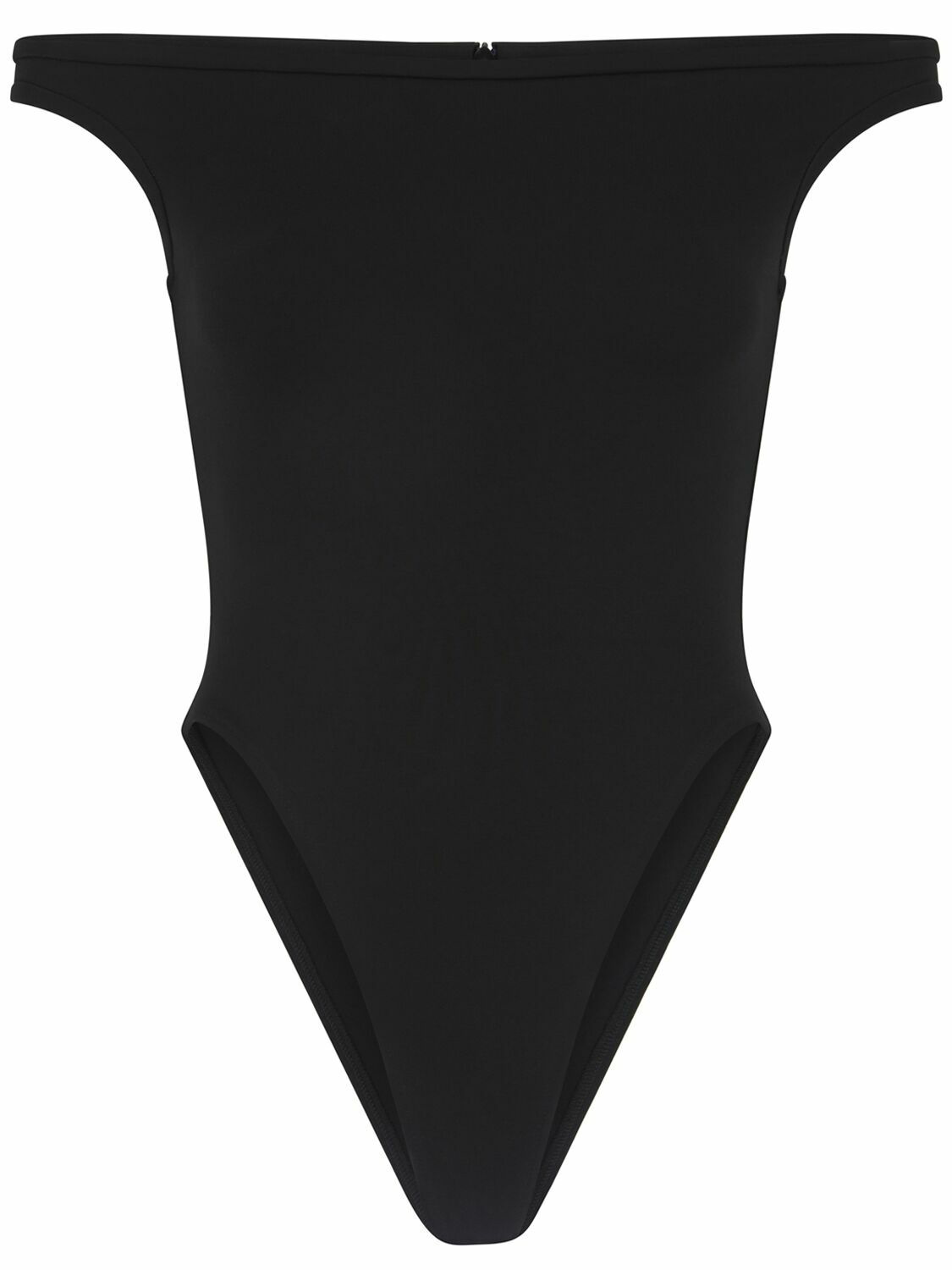 DAVID KOMA - Off-the-shoulder Ribbed Jersey Bodysuit