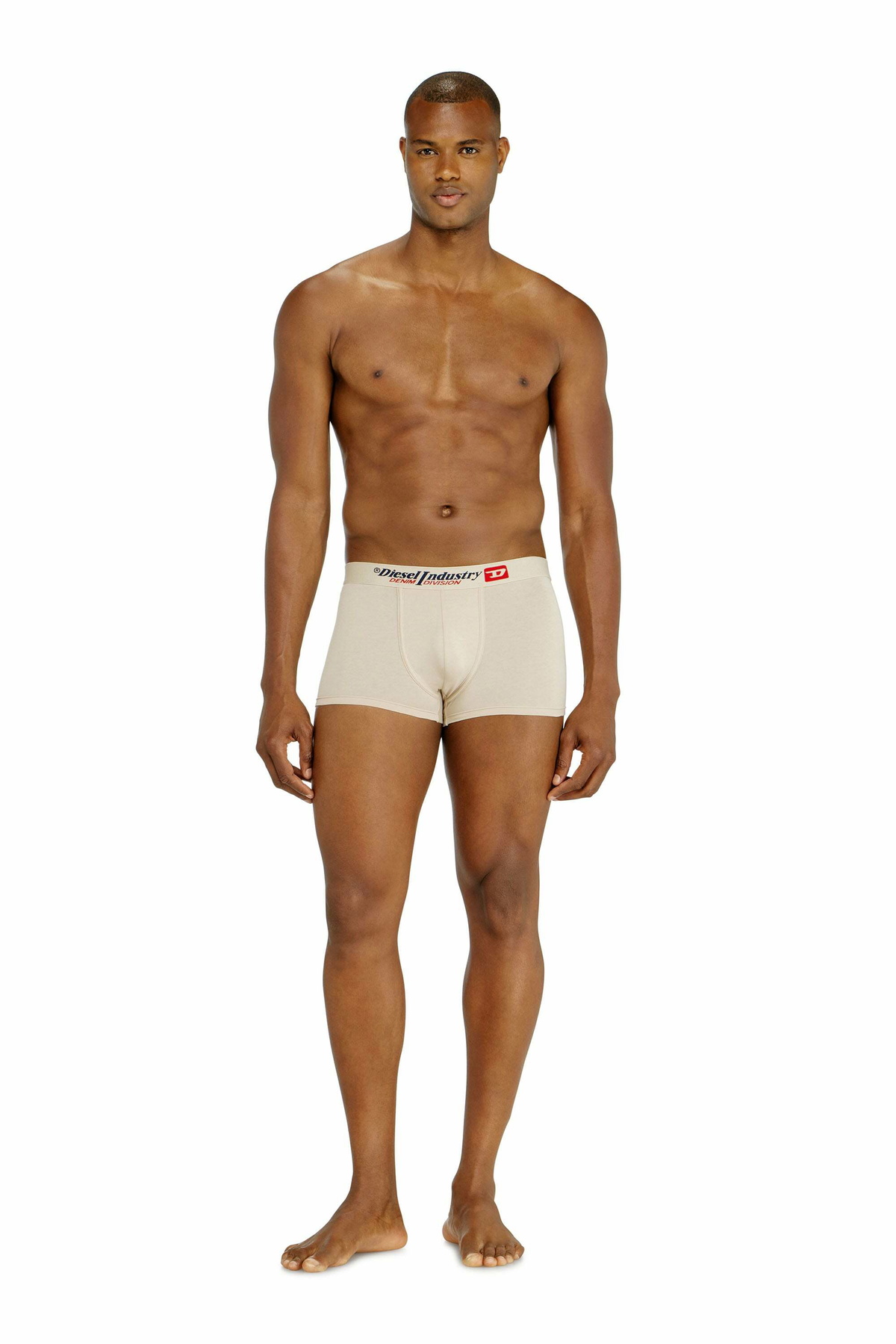 Diesel Three-pack of stretch-cotton trunks in mixed colours - Trunks Mens in Multicolor