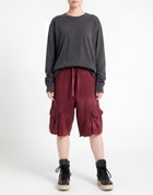 Laneus Womens Shorts & Bermuda Shorts Garnet