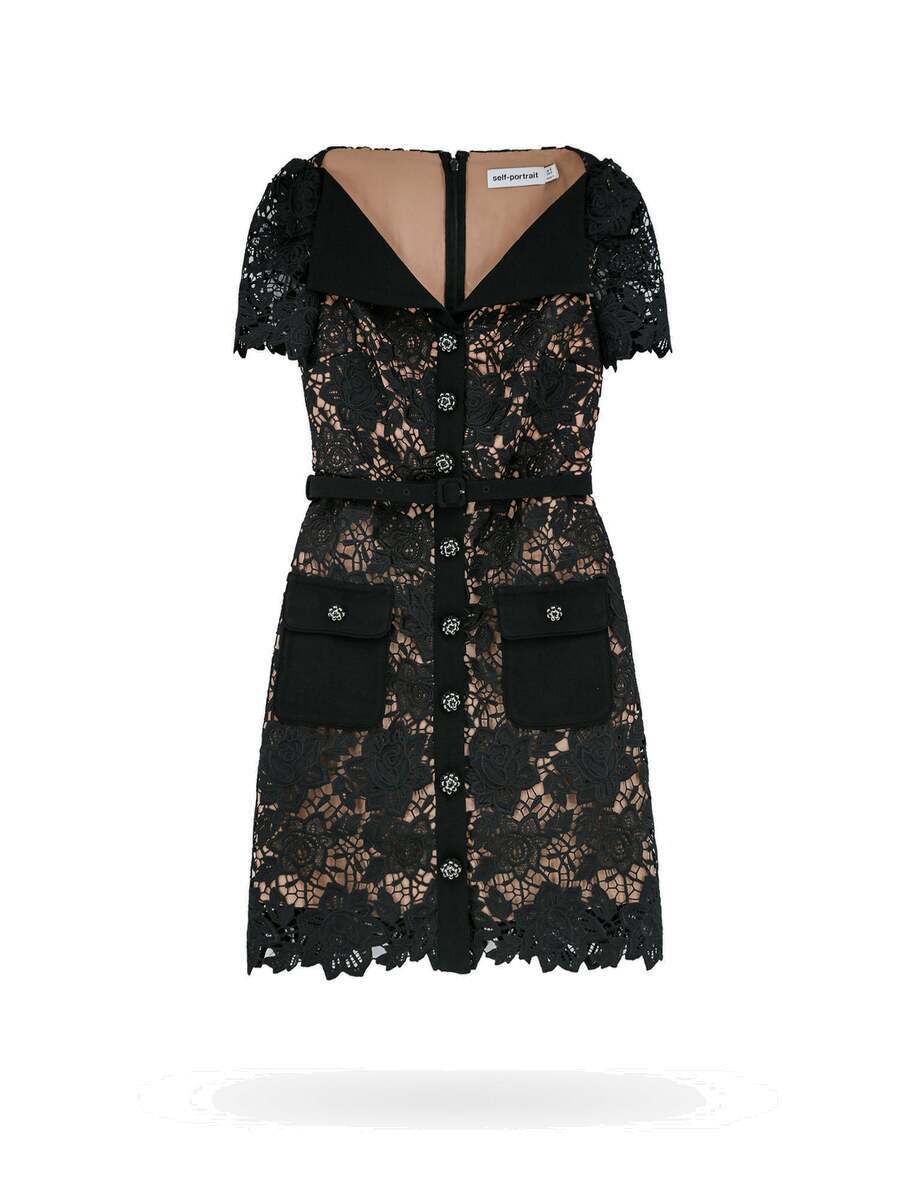 self-portrait Women's Dress Brown main image 1