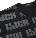 Comme des Garçons HOMME - Logo-Print Cotton-Jersey T-Shirt - Black