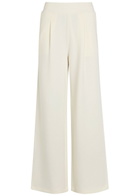Varley The Extra Wide Leg 32 Stretch-jersey Sweatpants Ecru