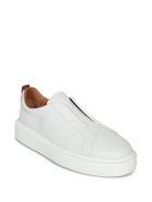 Santoni Victory White Sneakers