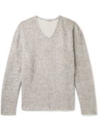 Our Legacy - Textured-Knit Sweater - Gray