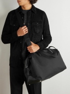 Smythson - Norton Leather-Trimmed Canvas Weekend Bag