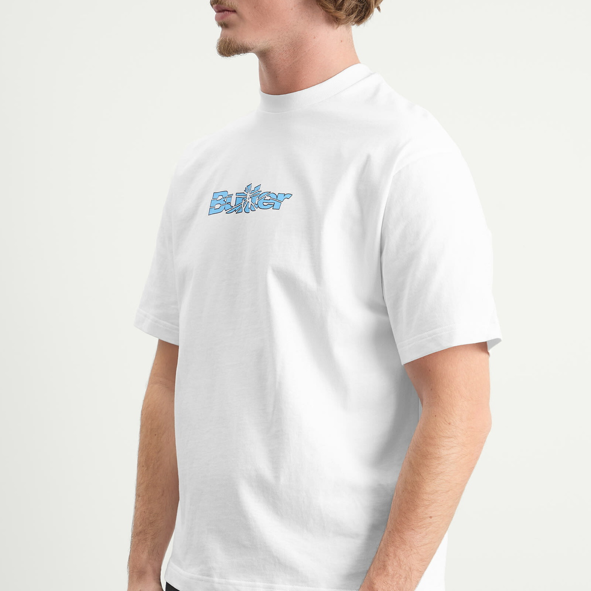 Butter Goods Men's Smashed Logo T-Shirt in White