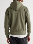 Save Khaki United - Garment-Dyed Supima Cotton-Jersey Hoodie - Green