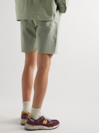 FRAME - L'Homme Straight-Leg Cotton-Blend Shorts - Green