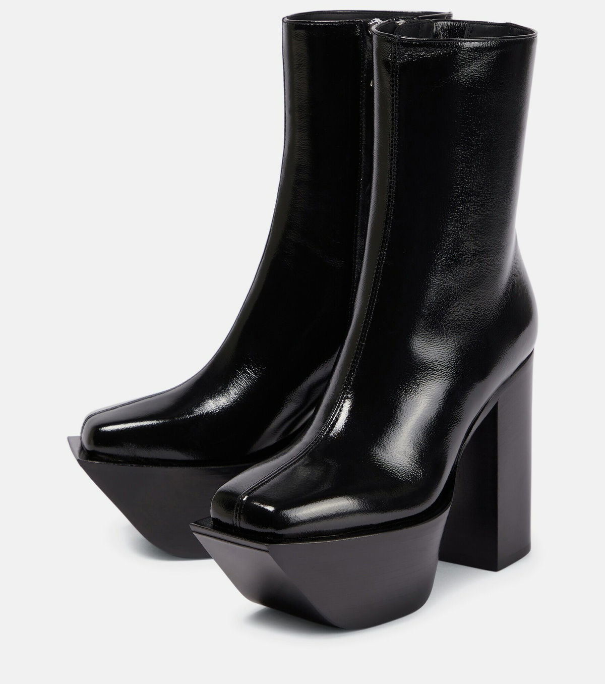 Peter Do - Leather platform boots Peter Do