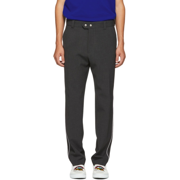 Photo: Kenzo Grey Side Piping Trousers