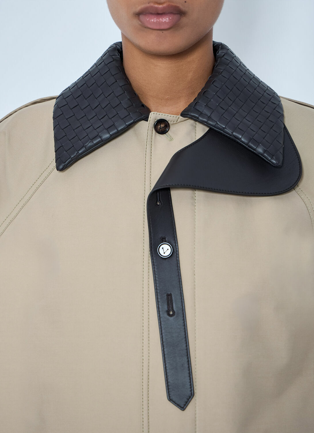 Bottega Veneta Quilted Collar Jacket