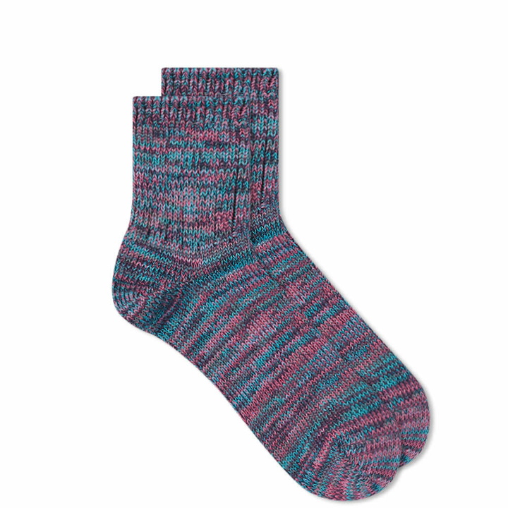 Photo: Anonymous Ism 5 Color Mix Quarter Sock in Dark Violet