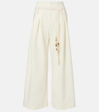 Xu Zhi Pleated high-rise wide-leg pants