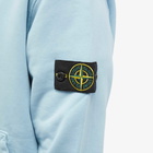 Stone Island Men's Garment Dyed Popover Hoody in Turquoise