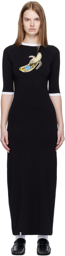 Photo: Charles Jeffrey LOVERBOY Black Raglan Baby Tee Midi Dress