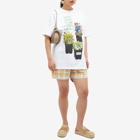 JW Anderson Women's Flower Pot Print Oversized T-Shirt in White