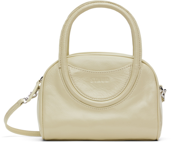 Photo: Staud Off-White Maude Mini Bowler Bag