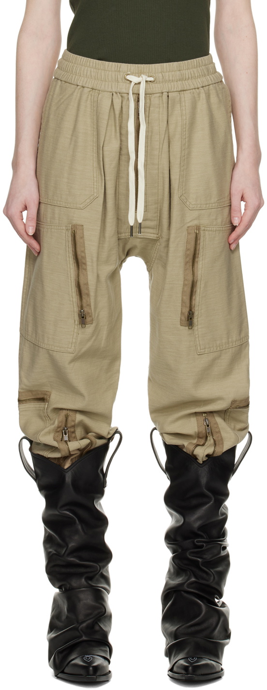 R13 Khaki Flight Lounge Pants