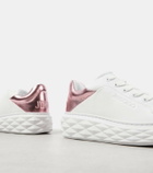 Jimmy Choo Diamond Maxi/F II leather sneakers