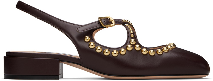 Photo: Bally Brown Ballyrina Slingback Heels