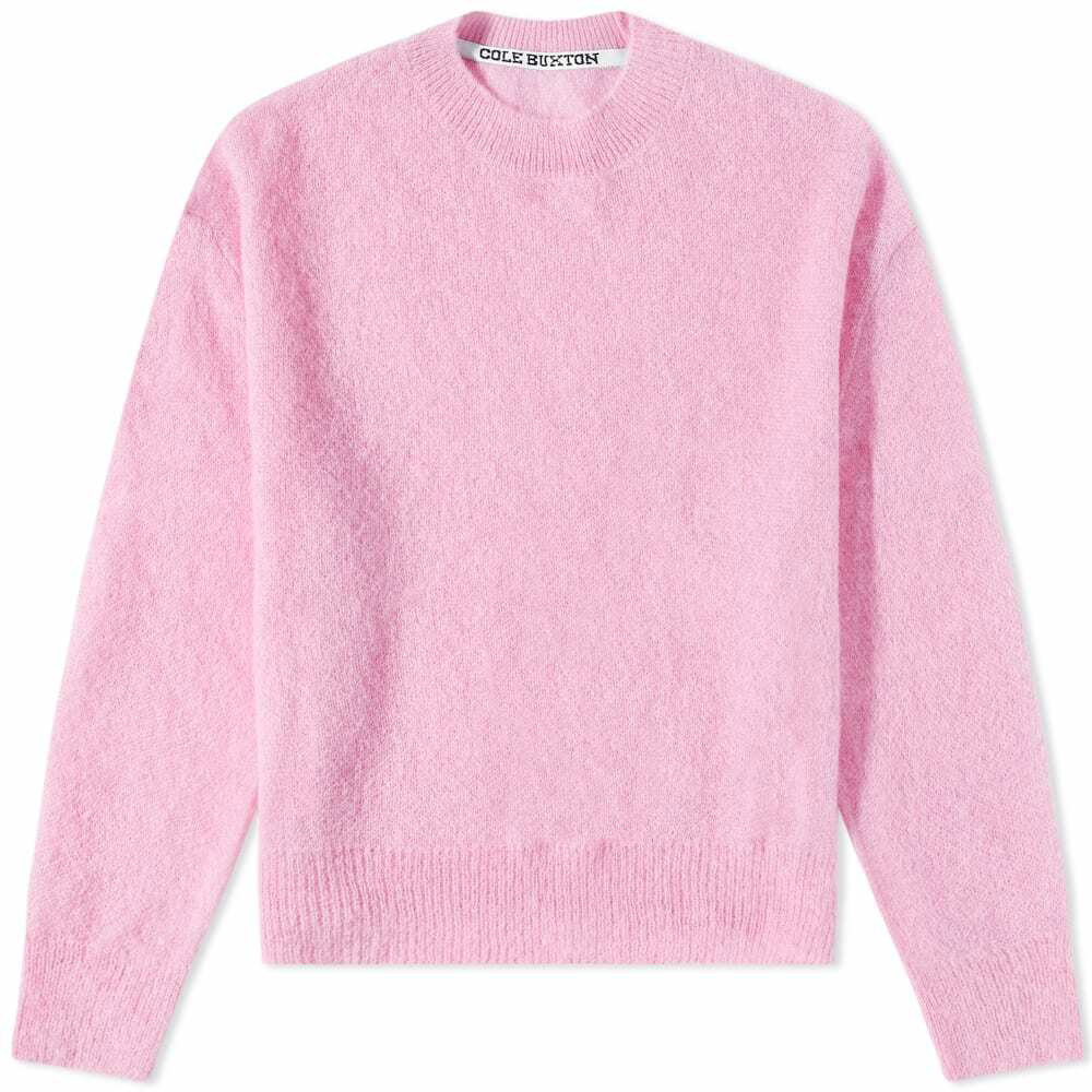 Photo: Cole Buxton Men's Loose Knit Crew Sweat in Pink