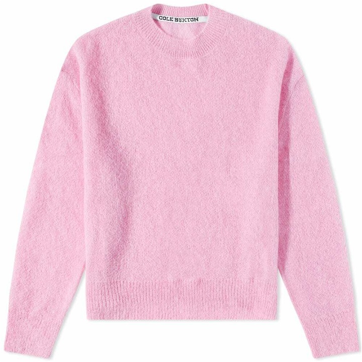 Photo: Cole Buxton Men's Loose Knit Crew Sweat in Pink