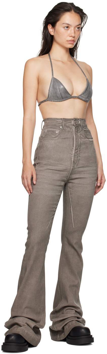 【関税＆送料込み】Rick Owens Drkshdw Denim Bra Blue Hollywood Garment-Washed Denim Bra by Rick Owens