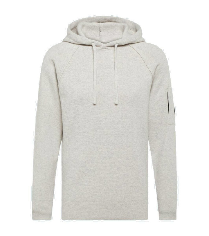 Photo: C.P. Company Lens wool-blend hoodie